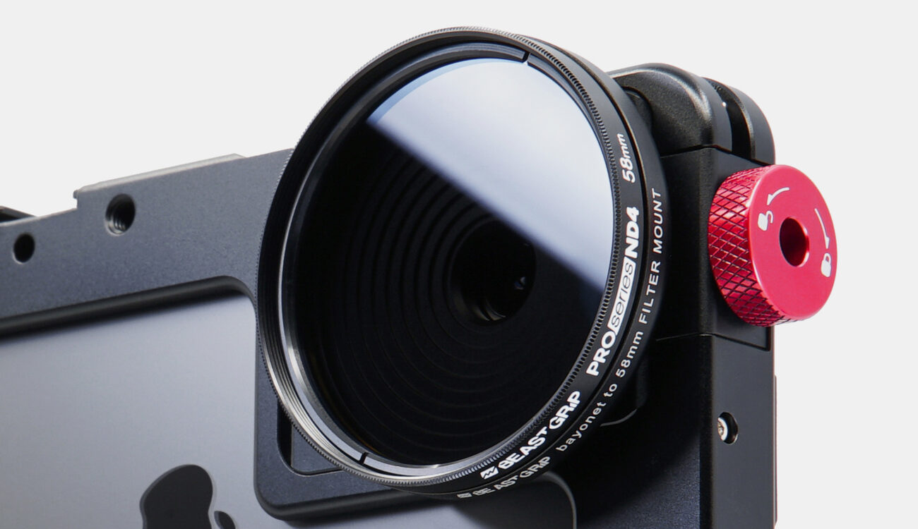 New Beastgrip Filters for Smartphone Filmmakers - Fixed ND's, CPL and VND