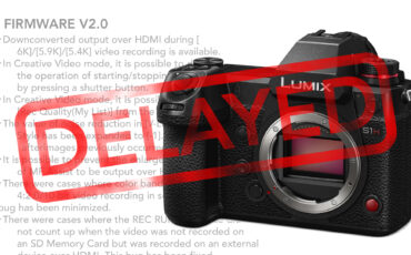 Panasonic S1H RAW Video Output Delayed, Firmware 2.0 Still Coming