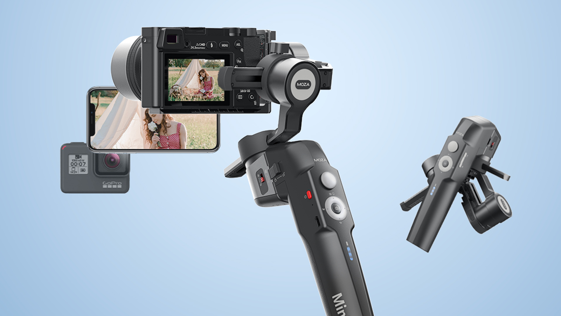 Lanzamiento del gimbal multi-plataforma MOZA Mini-P