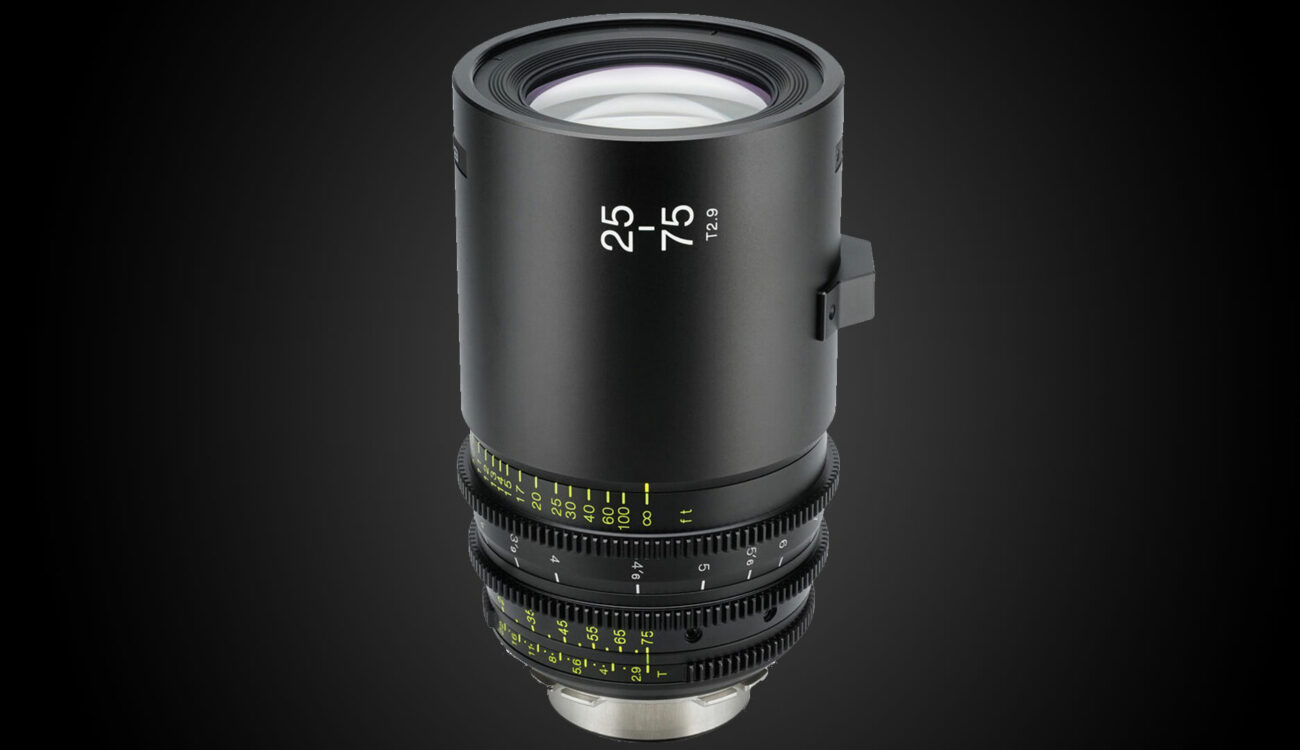 Tokina 25-75mm T2.9 Cine Zoom With Interchangeable Mounts Announced