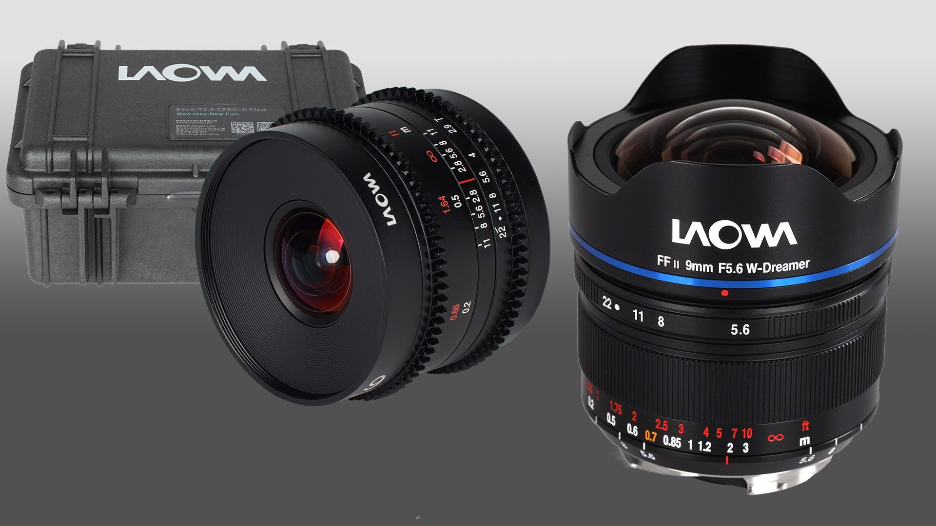 Nuevos lentes ultra angulares Laowa 9 mm: f/5.6 para Full-Frame y T2.9 cine para APS-C
