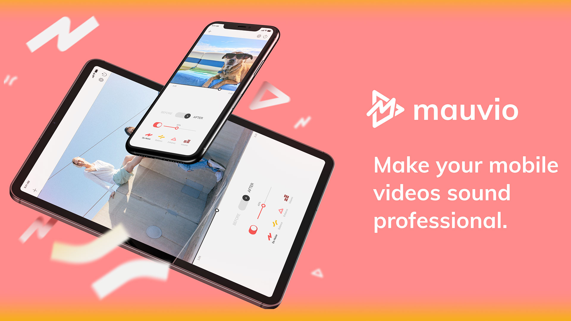Aplicación Mauvio: mejora el sonido de tus videos de iPhone y iPad
