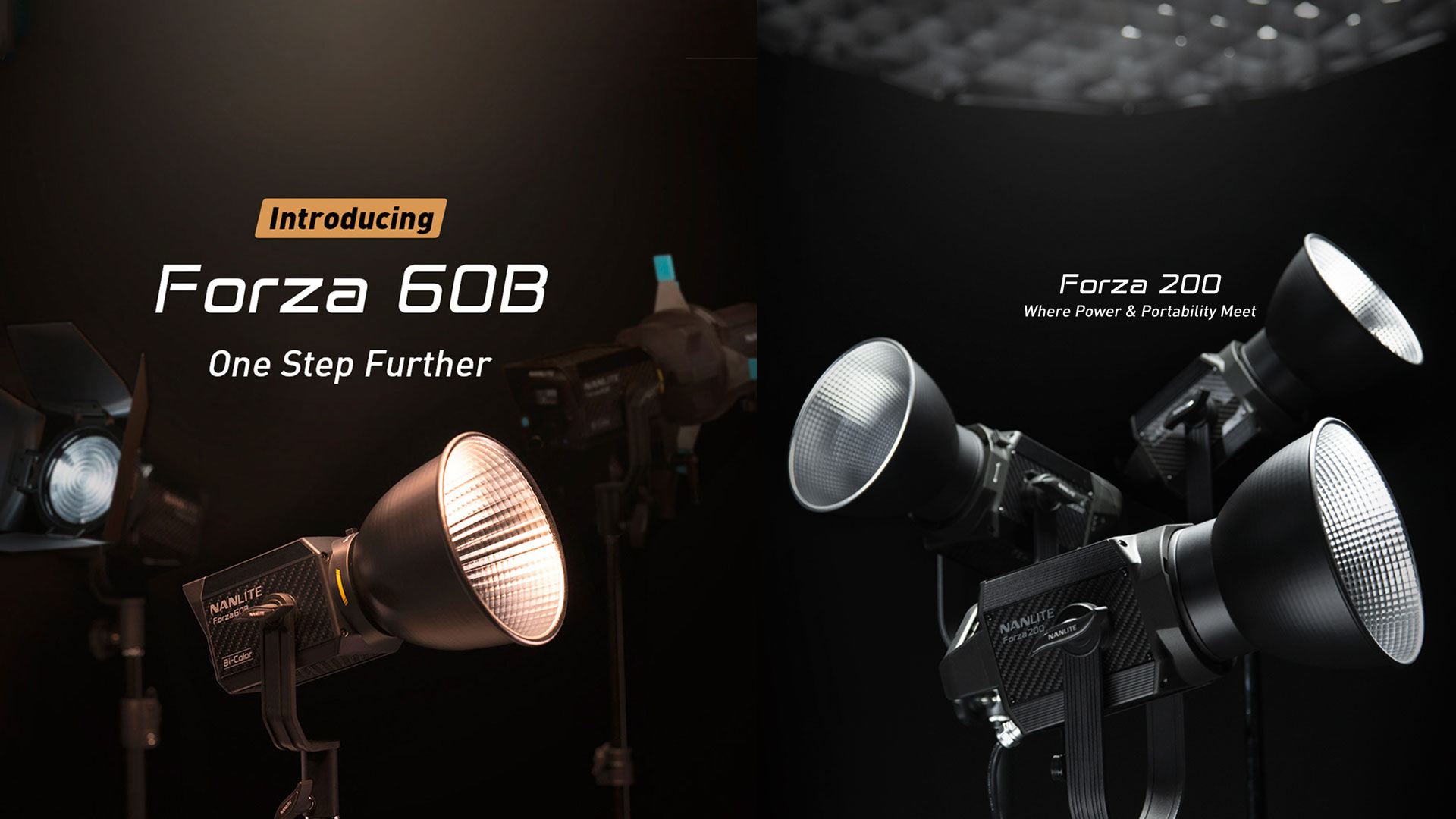 Anuncian las luces LED NANLITE Forza 60B y Forza 200