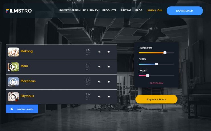 Filmstro - New Music Pages, Integrated Musical Endings and More