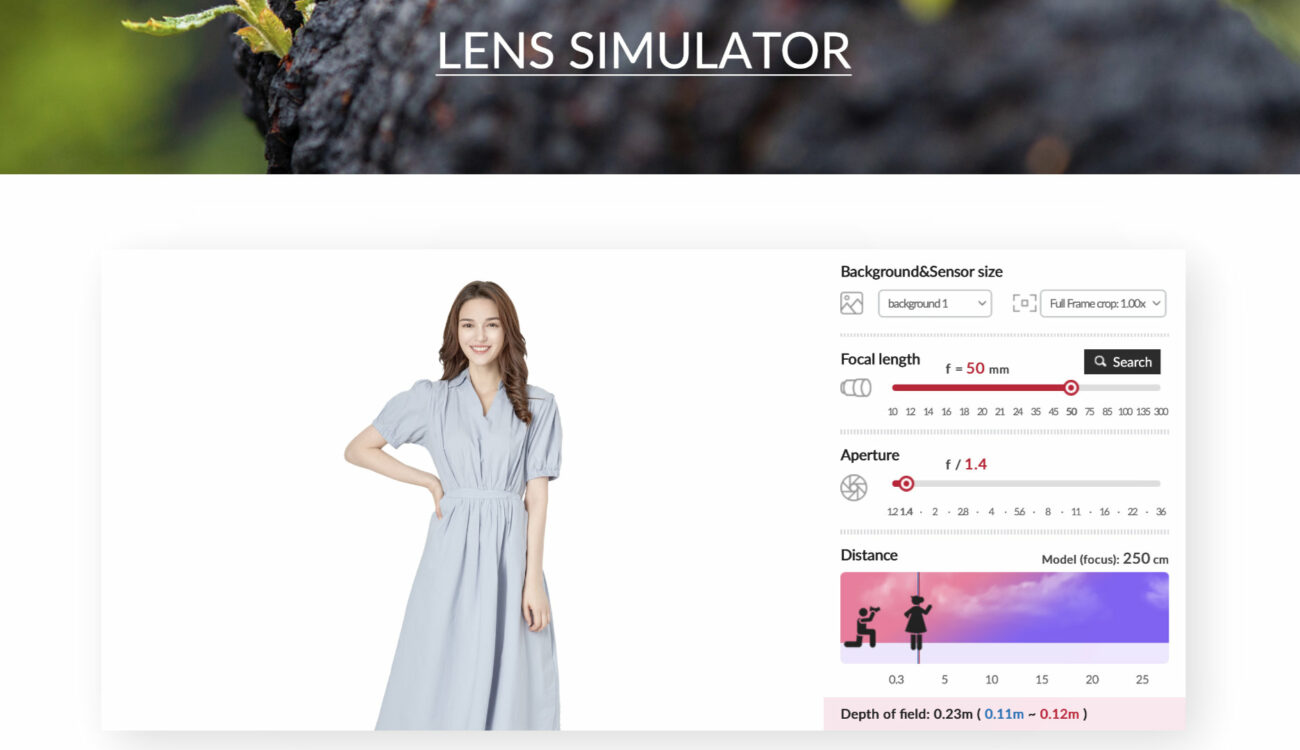 Samyang Lens Simulator - Now Available Online