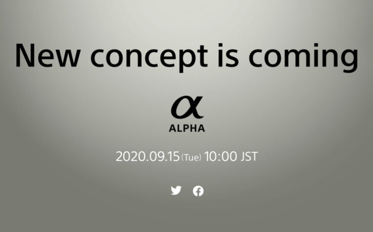 Sony's New Concept Alpha Mirrorless Camera Is Coming