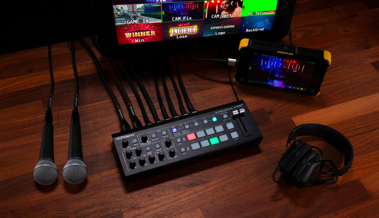 Roland V-1HD+ HDMI Video Switcher Released