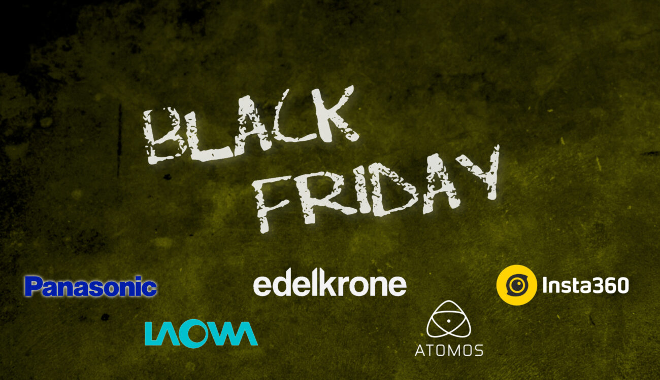 Black Friday Deals 2020 – Insta360, Atomos, Venus Optics Laowa, Panasonic, Edelkrone