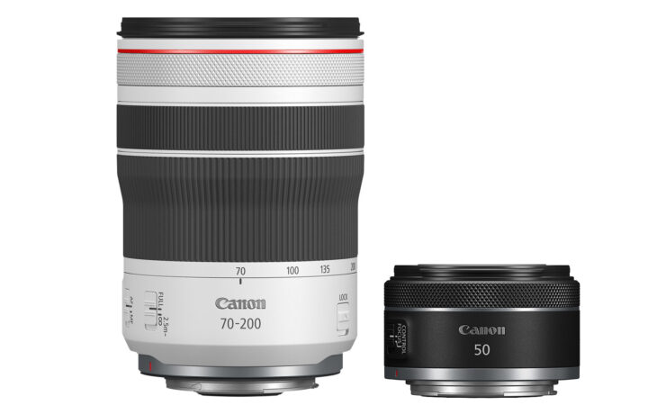 New Canon 50mm f/1.8 and 70-200mm f/4 RF-Mount Lenses Released