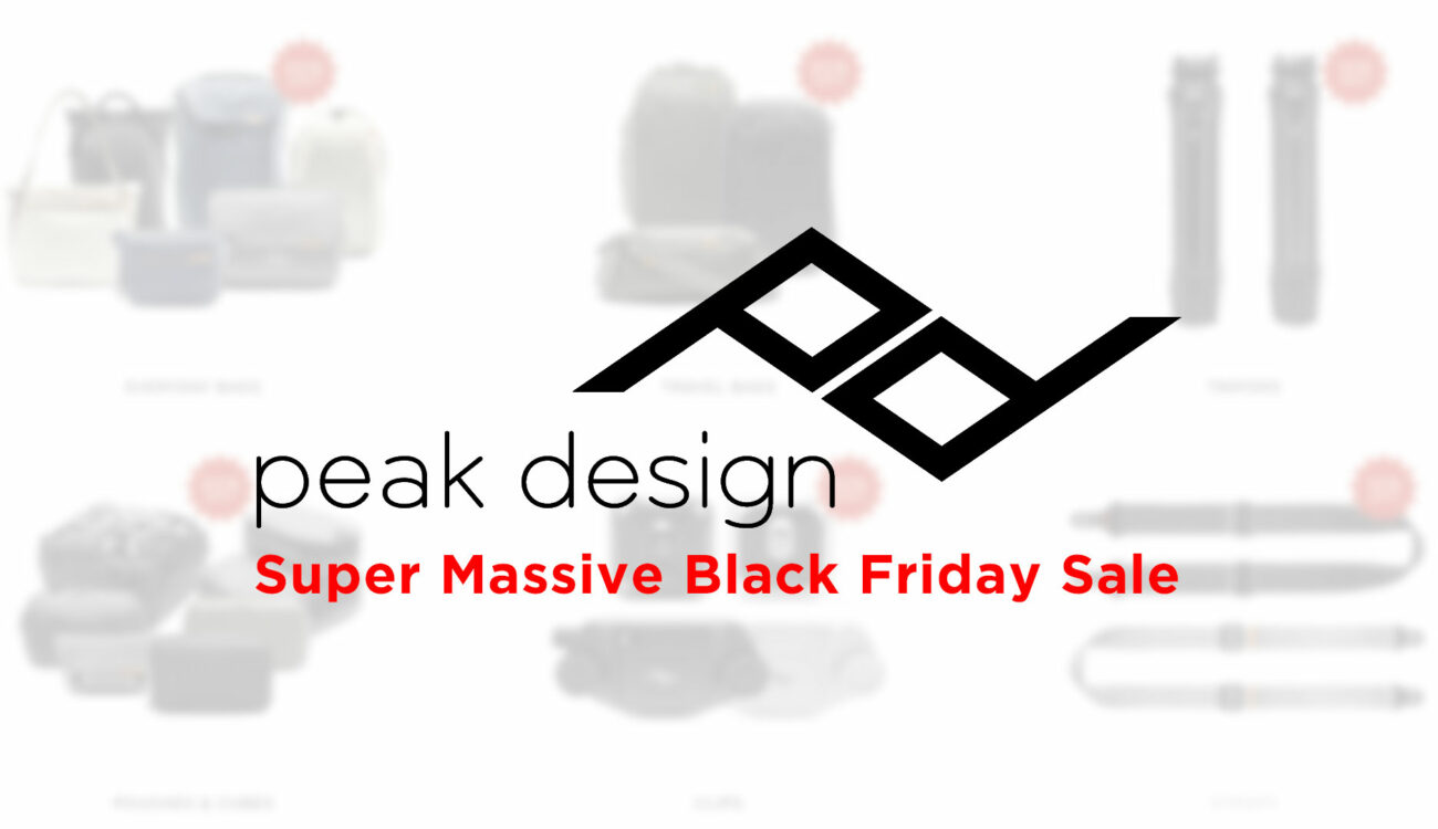 Peak Design Super Massive Black Friday Sale - Up to 20% Off