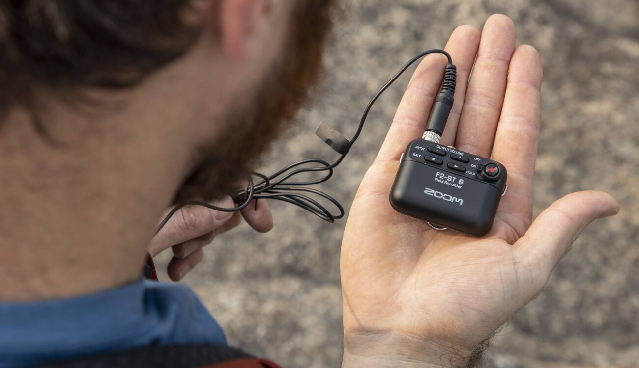 Zoom F2 & F2-BT Ultracompact Field Audio Recorders Announced