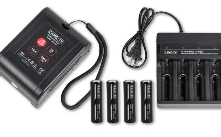 CAME-TV Mini V-Mount and 18650 Battery Products Released