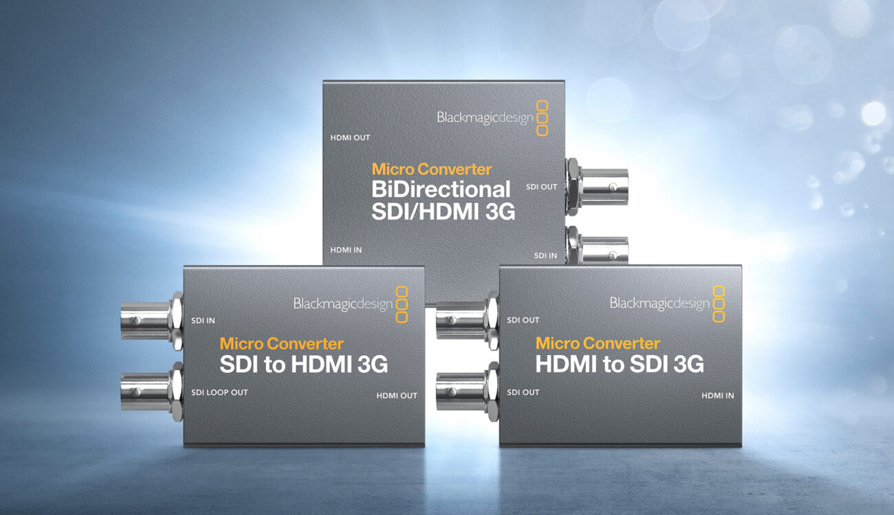 Ya están disponibles los Micro Convertidores 3G para SDI/HDMI de Blackmagic Design