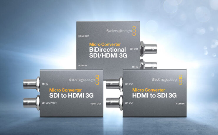 Blackmagic Design Micro Converters 3G for SDI / HDMI Available