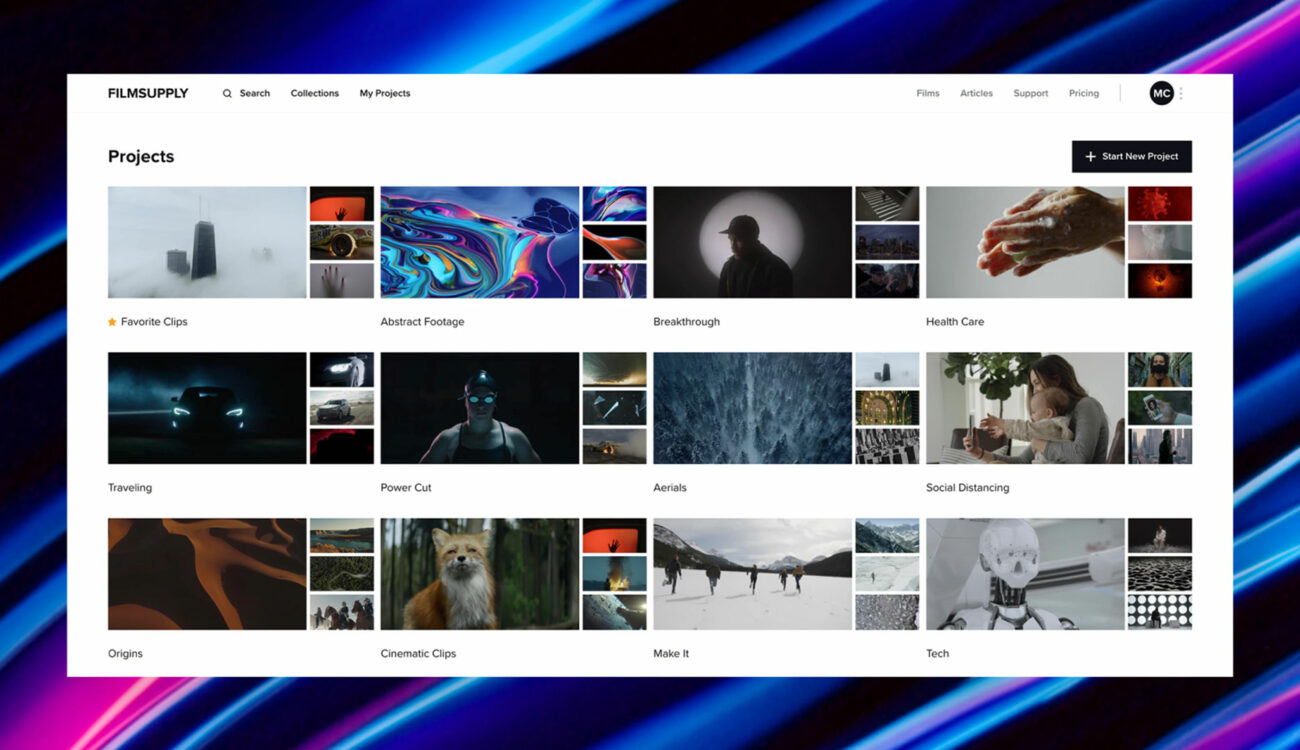 Filmsupply Website Revamp – Find Premium Stock Footage Easily