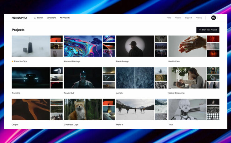 Filmsupply Website Revamp – Find Premium Stock Footage Easily