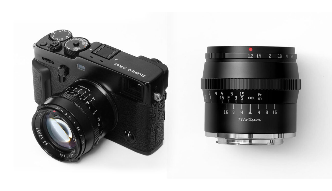 TTArtisan 50mm F1.2 Lens for APS-C/M43 Cameras Released