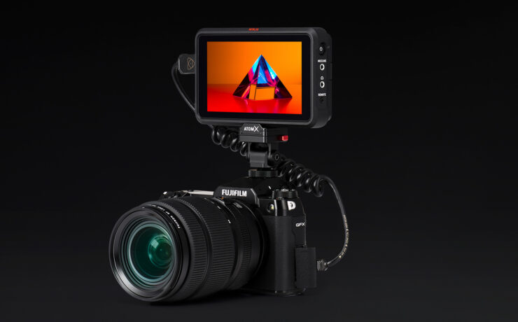 Atomos Ninja V records ProRes RAW from FUJIFILM GFX100S