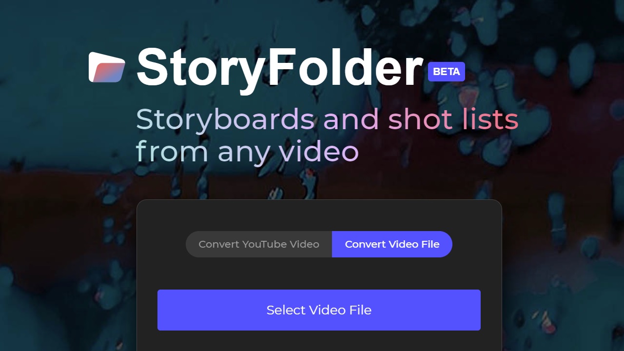 StoryFolder Automatically Converts Videos to Storyboards