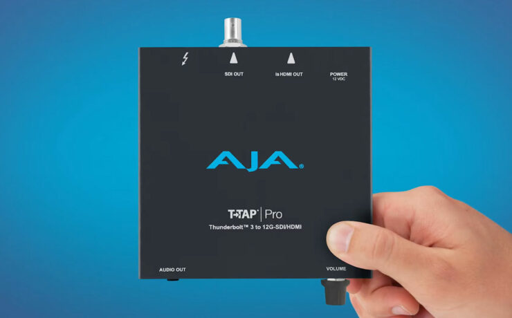 AJA T-TAP Pro Thunderbolt 3 – 4K HDMI 2.0 and 12G-SDI Output Box Released