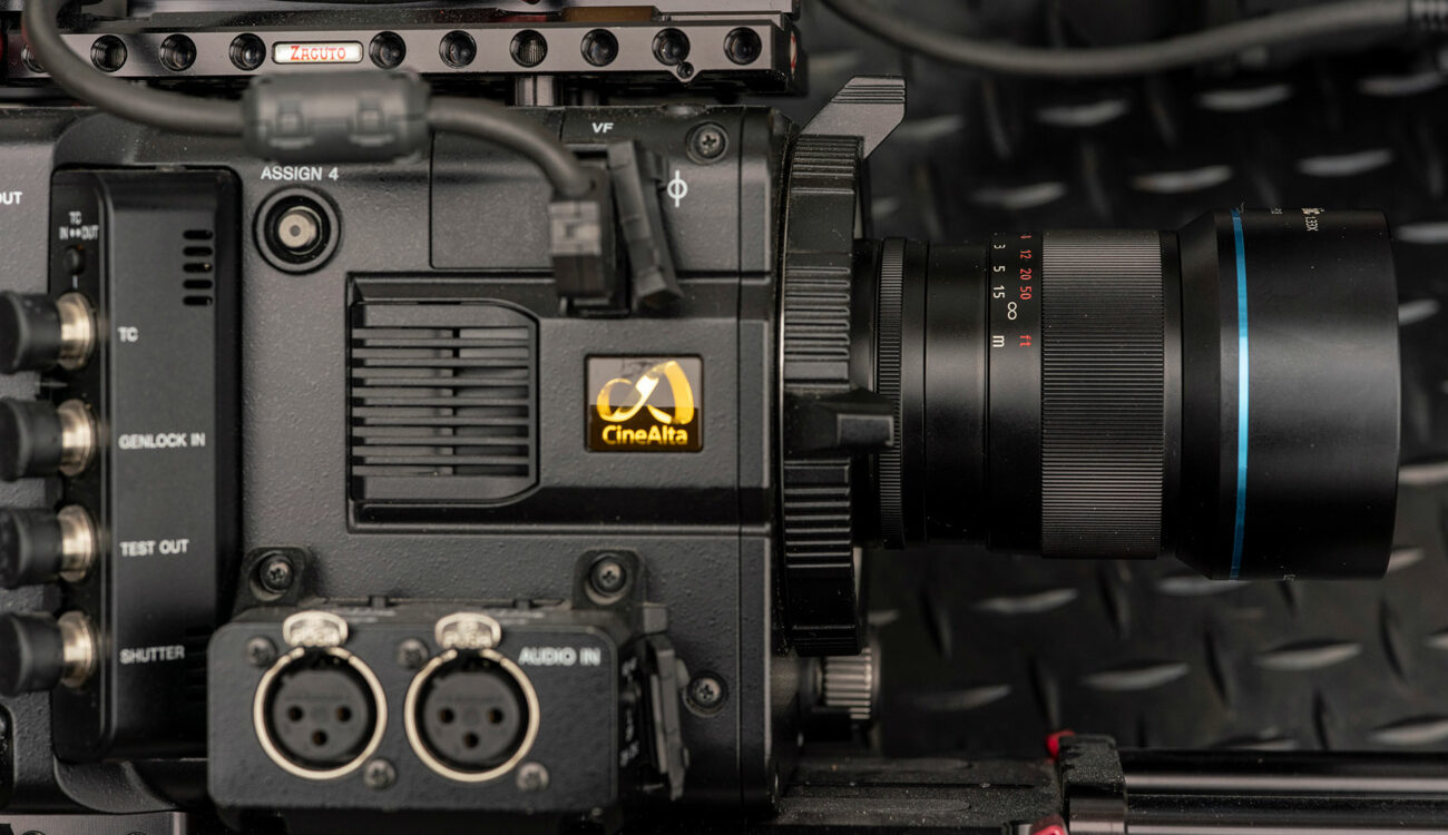 Sirui Anamorphic Lenses for Sony FZ Mount Converted by MTF Services
