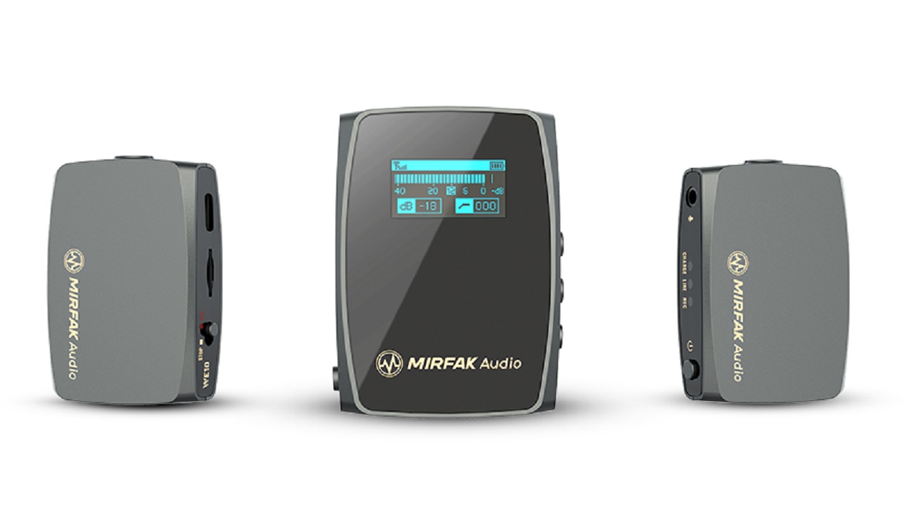 MIRFAK Audio WE10 Compact Dual-Channel Wireless Audio System now Shipping