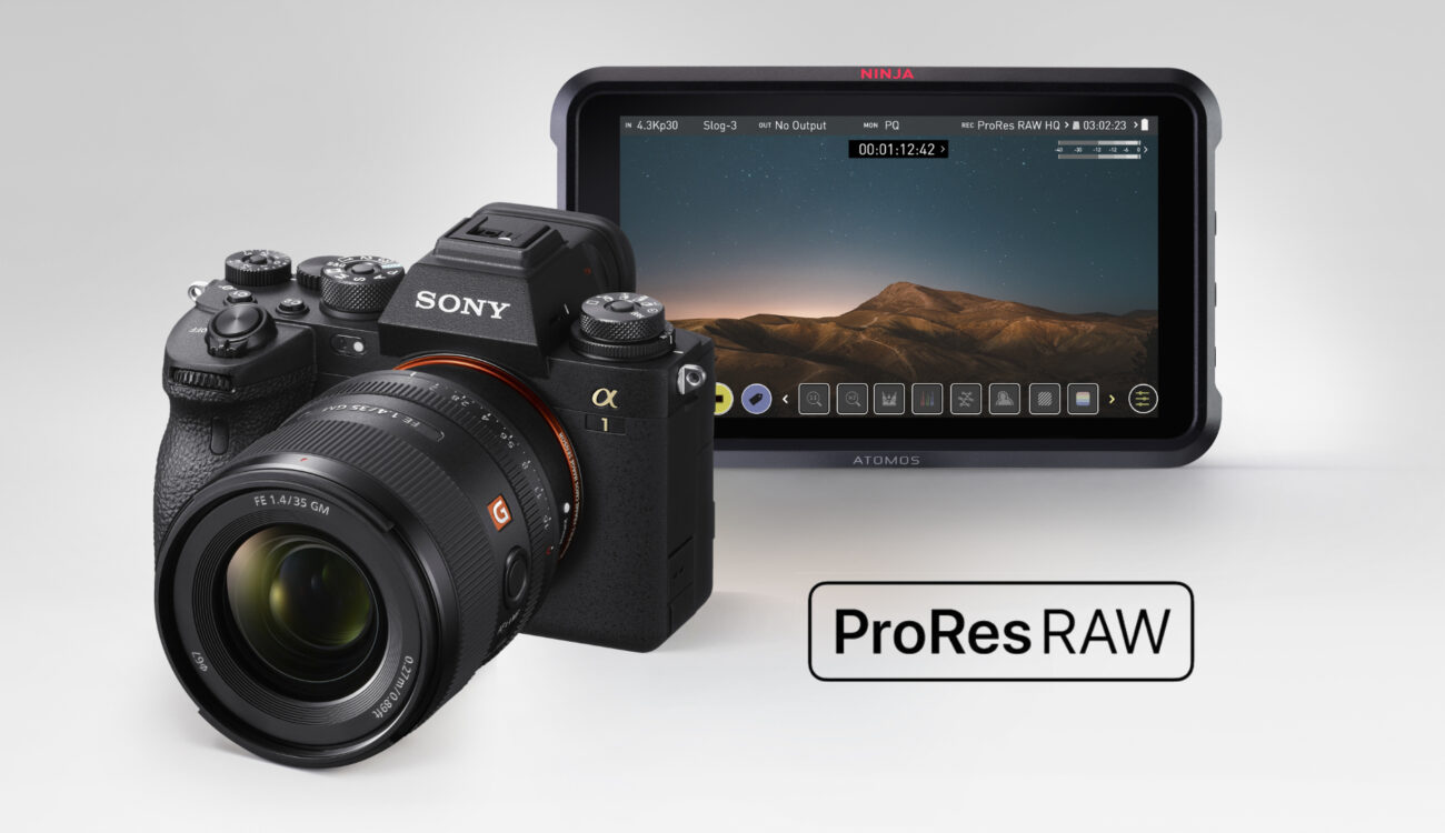 Atomos Ninja Vがソニーα1にProRes RAW対応
