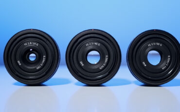 ソニーが24mm F2.8 G、40mm F2.5 G、50mm F2.5 Gレンズを発表