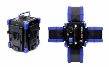 Power up to 1000W LED Light with 4 V-Mounts via Fxlion SKY THREE 48V Portable Power Adapter