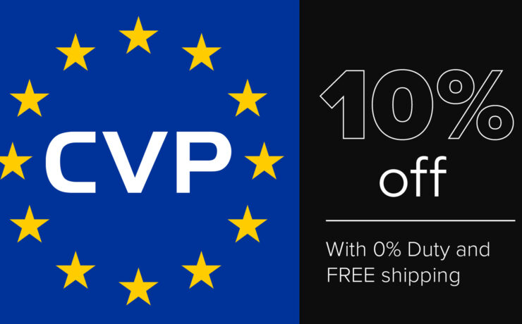 CVP Offers -10% Off Everything for EU Customers Until End of July!