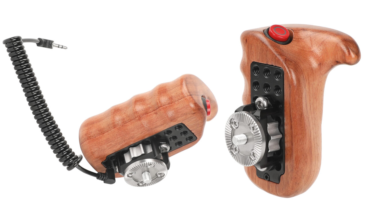 CAMVATE Wooden Hand Grip with LANC Trigger - $20 Discount