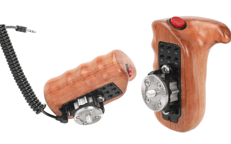 CAMVATE Wooden Hand Grip with LANC Trigger - $20 Discount