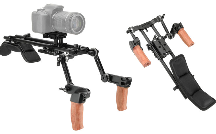 CAMVATE Pro Shoulder Mount Rig Announced – With Manfrotto Quick Release Plate