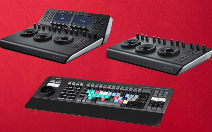 Reducción de precios en los teclados y paneles DaVinci Resolve