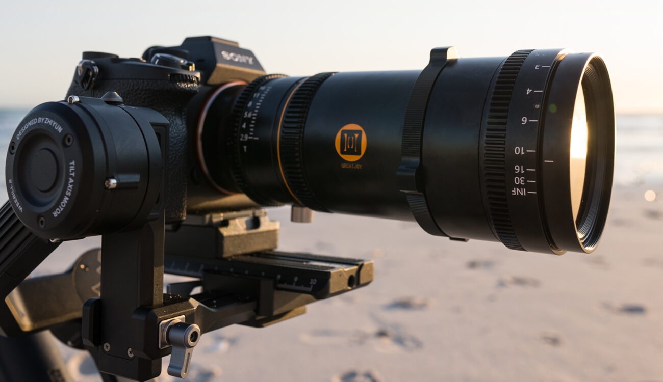 Great Joy Announce 60mm T2.9 FF 1.33x Anamorphic Lens, plus 1.35x Anamorphic adapter