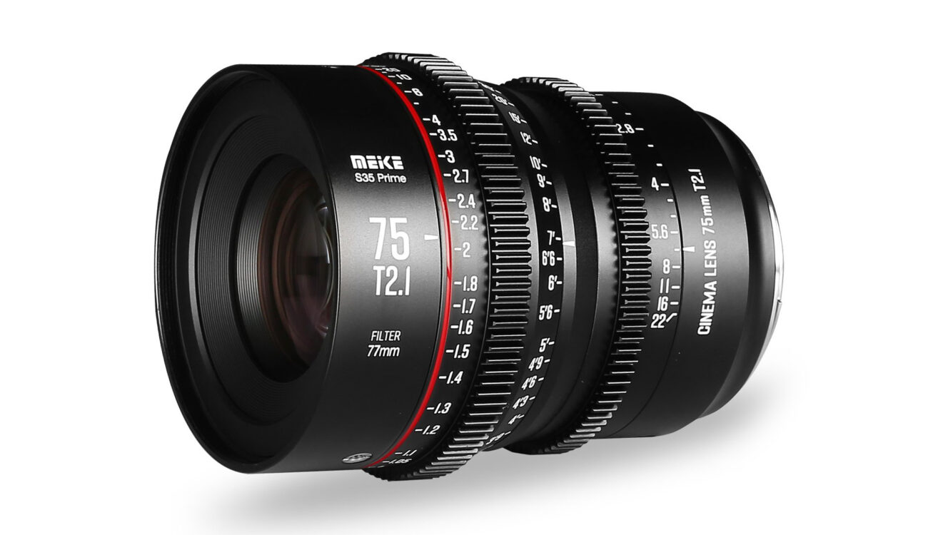 Meike 75mm T2.1 Released – S35 Cinema Prime Lens for EF and PL-Mount