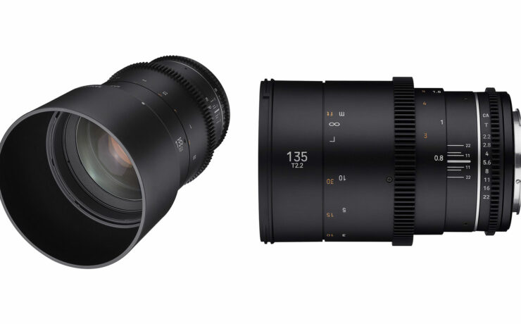 Anuncian el teleobjetivo de cine Samyang VDSLR T2.2 MK2 de 135mm