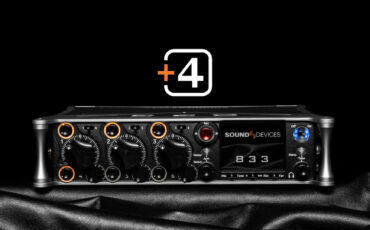 Sound Devicesがミキサー・レコーダー「833」用プラグイン「+4」を発売