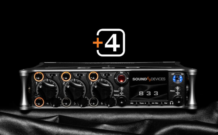Sound Devicesがミキサー・レコーダー「833」用プラグイン「+4」を発売