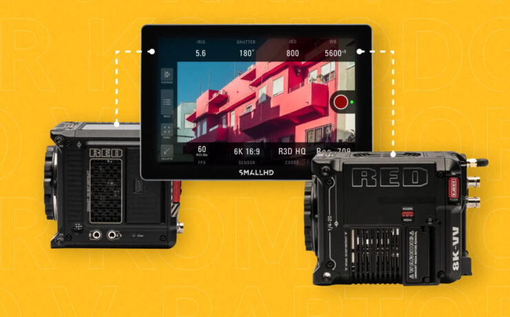 SmallHD añade RED V-RAPTOR a su software de control de cámara