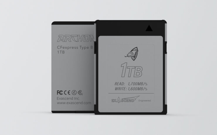 Exascend Archon 1TB Released – RED Approved CFexpress Card