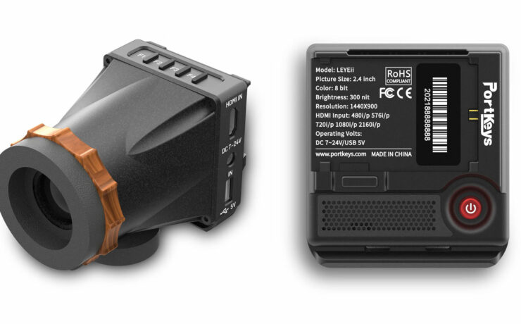 PortKeys LEYE II Viewfinder Introduced – Now with Built-In Battery Plate