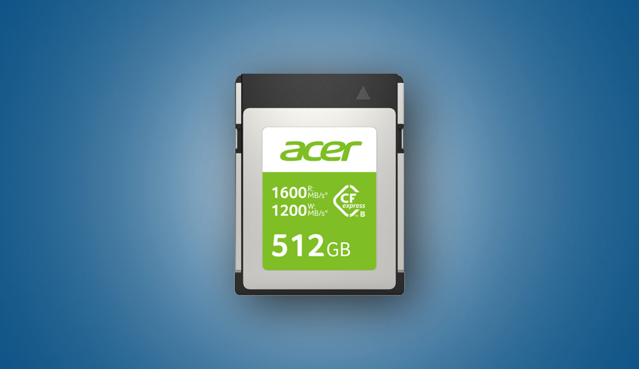 Acer CFexpress Type B Cards Introduced – Up to 512 GB