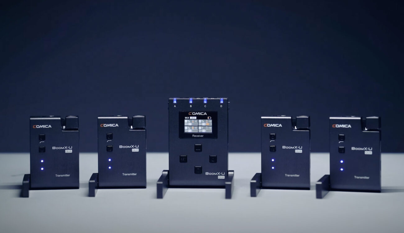 COMICA BoomX-U QUA 4-Group UHF Wireless Microphone System Introduced