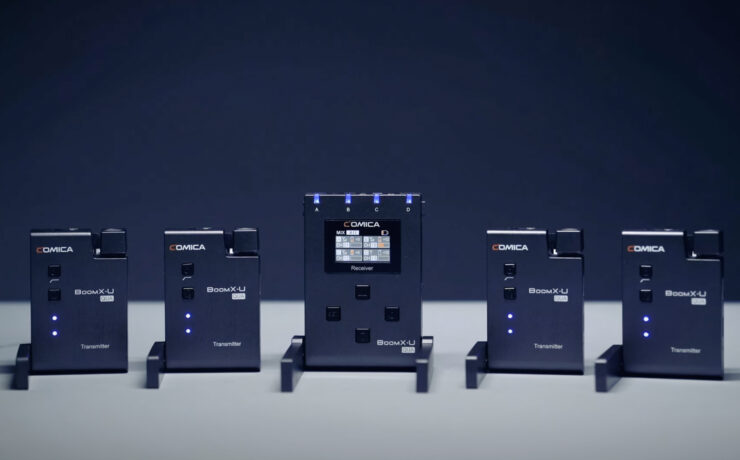 COMICA BoomX-U QUA 4-Group UHF Wireless Microphone System Introduced