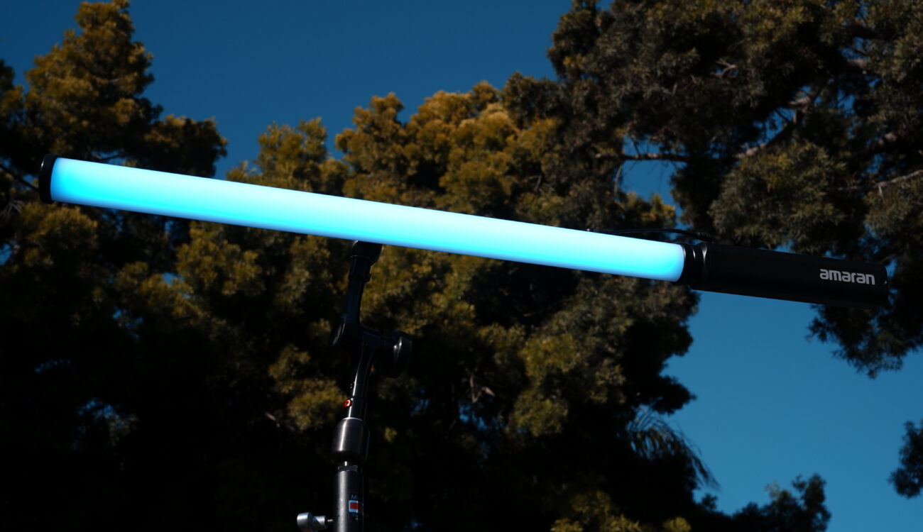 amaran T2c and T4c Tube Lights by Aputure Review - High Output and Mountable Battery