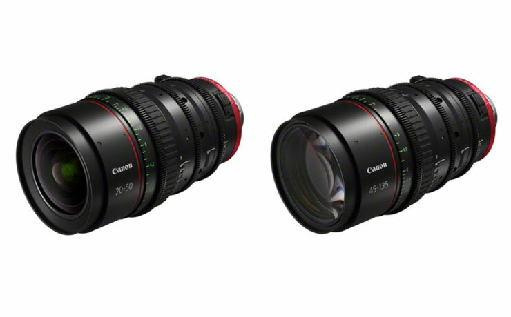 Canon CN-E20-50mm and CN-E45-135mm T2.4 L F/FP Full-Frame Cine Zoom Lenses Introduced