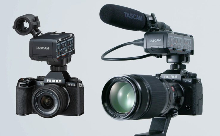 FUJIFILM X-T4 and X-S10 Firmware Adds Support for TASCAM Audio Adapter