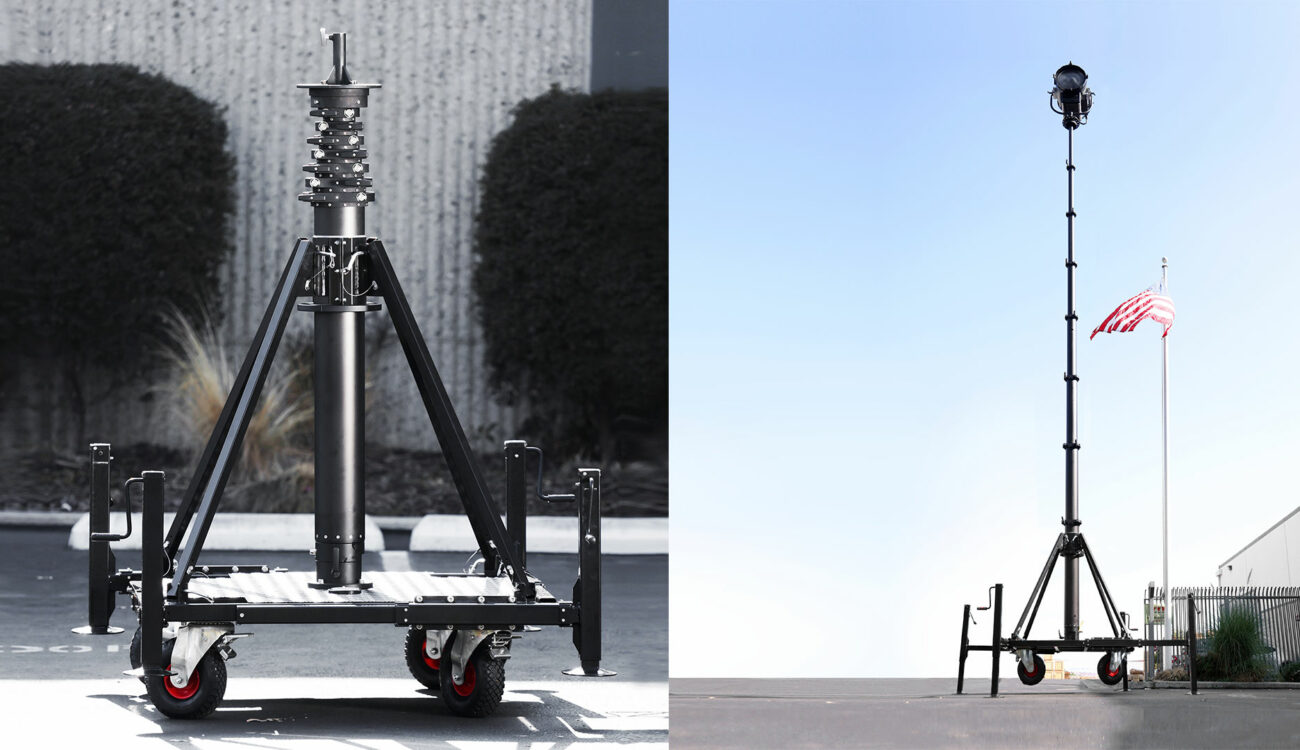 Matthews Air Climber 25 Feet Pneumatic Light Stand Introduced