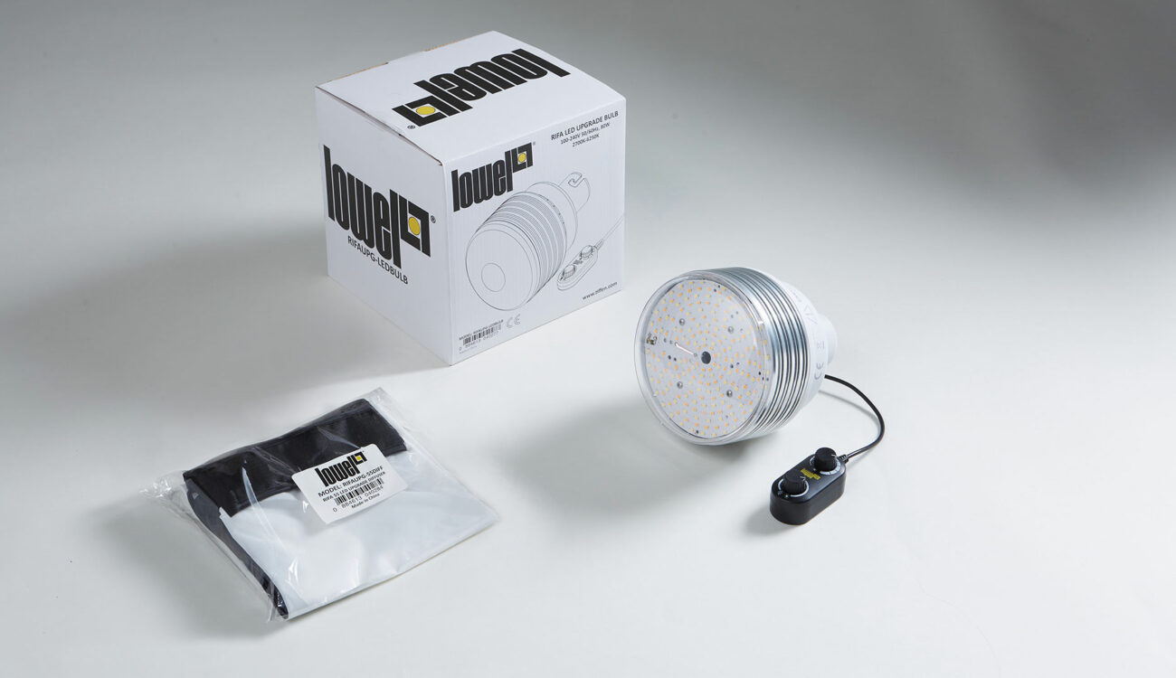LED Bulb and Diffusers Retrofit Kits for Lowel Rifa EX Lights Released